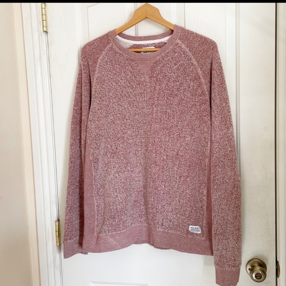 Norse Crewneck Vorm Burgundy Basket Sweater New Size XL - Picture 6 of 7